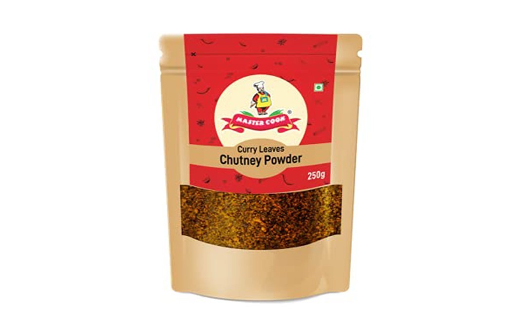 Master Cook Curry Leaves Chutney Powder   Pack  250 grams